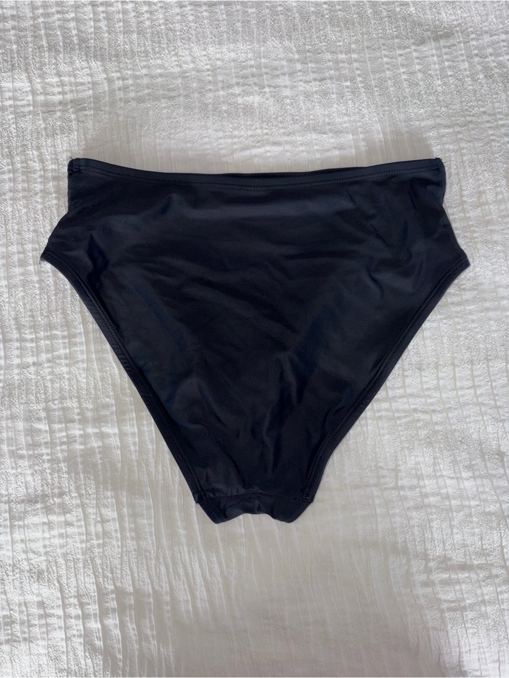 Time and Tru Black High Waist Swim Bottoms